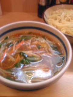 野菜つけ麺のあつもり